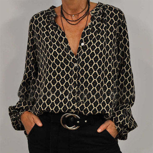 Women's Long Sleeve Classy Blouse