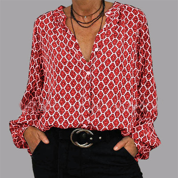 Women's Long Sleeve Classy Blouse