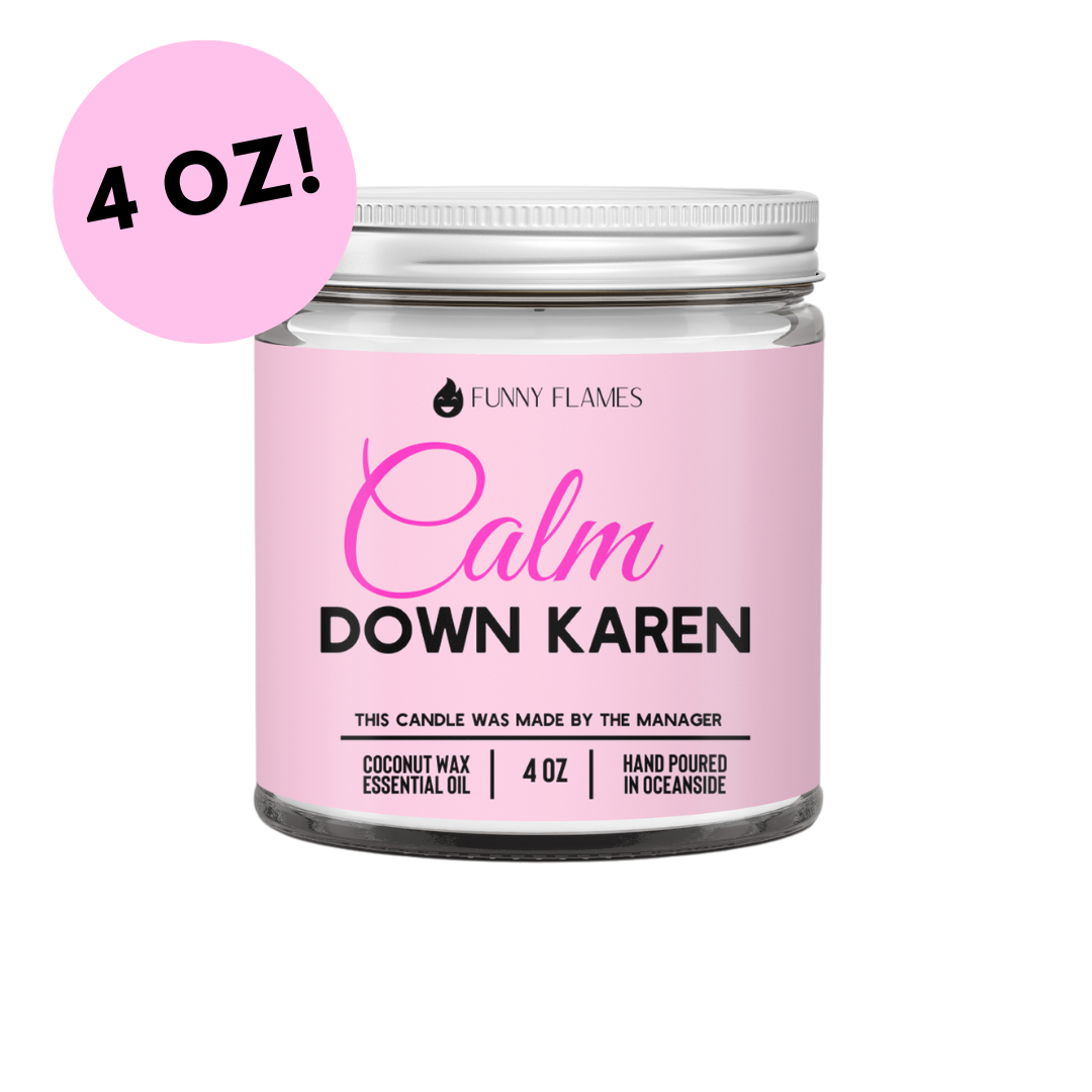 Scented Candles Calm down Karen