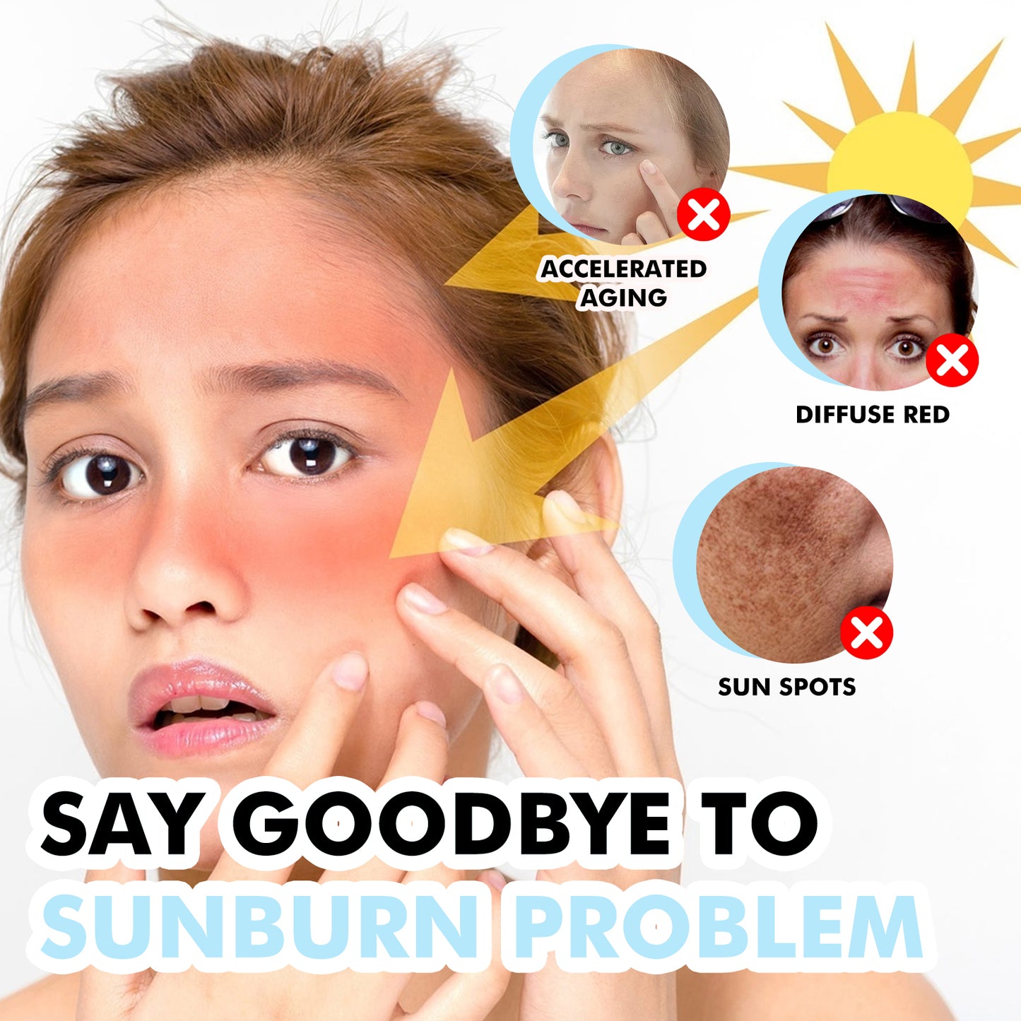 Hyaluronic Acid Sunscreen Stick Moisturizing UV Protection
