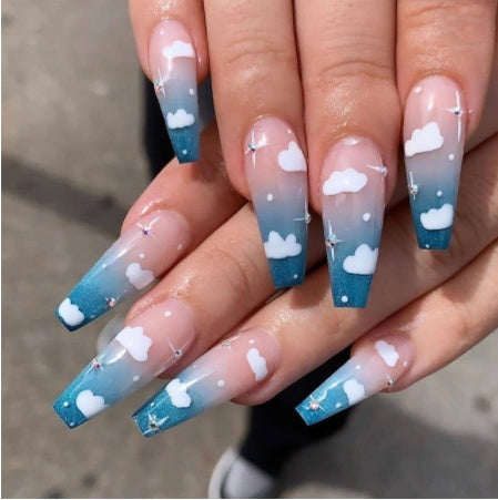 Nails Finished Soft Nails False Nails