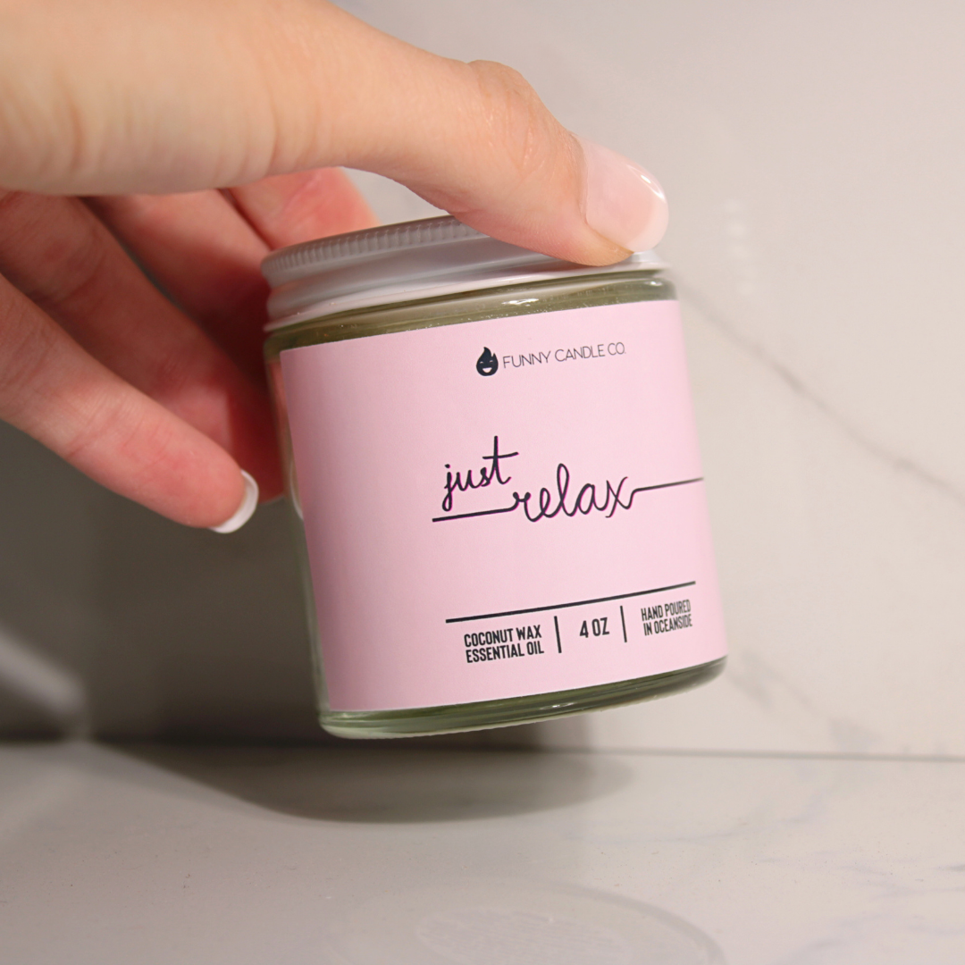 Scented Candle Lemongrass Jasmine Patchouli
