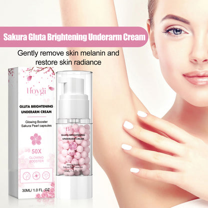 Brightening Underarm Cream Lightens Dark Joints, Elbows And Armpits