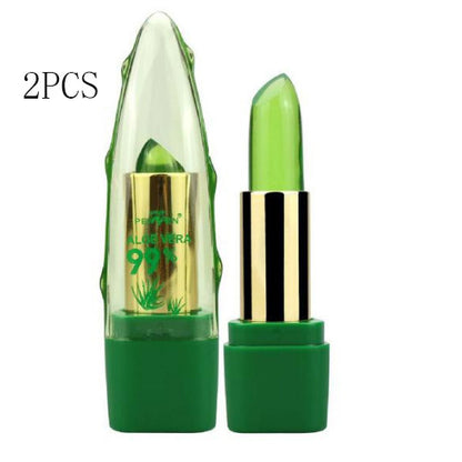 Aloe Vera Gel Color Changing Lipstick Gloss  Moisturizer Anti-drying Dn Lip Blam Care