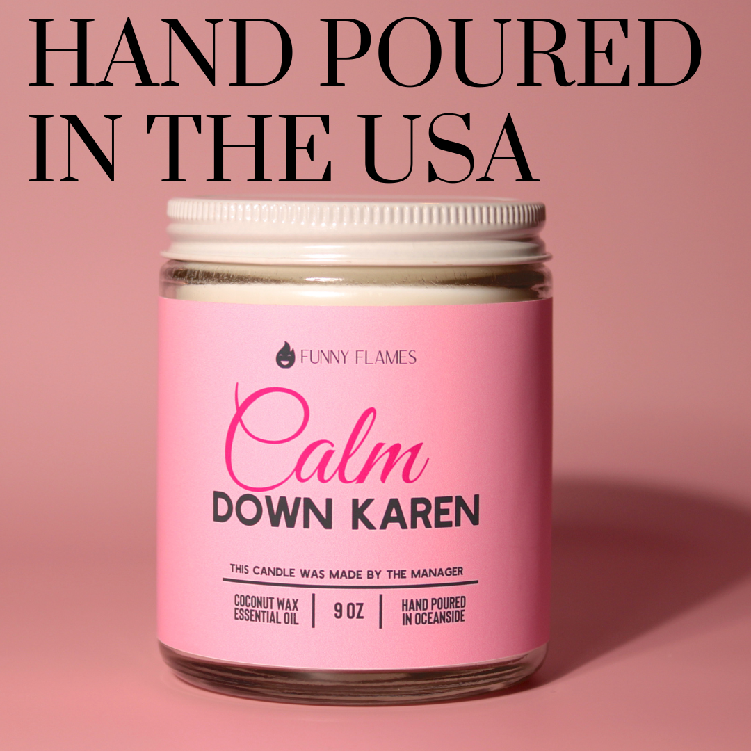 Scented Candles Calm down Karen