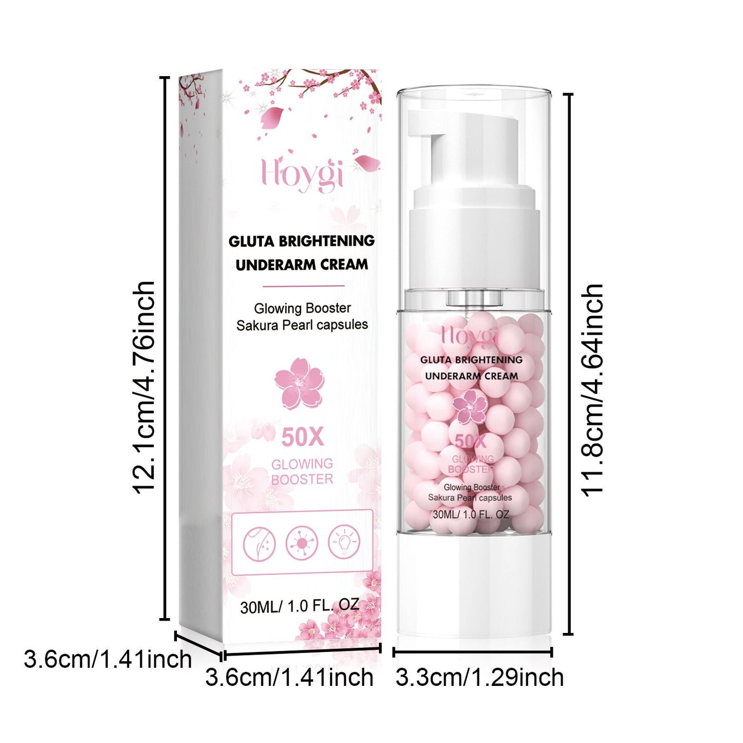 Brightening Underarm Cream Lightens Dark Joints, Elbows And Armpits