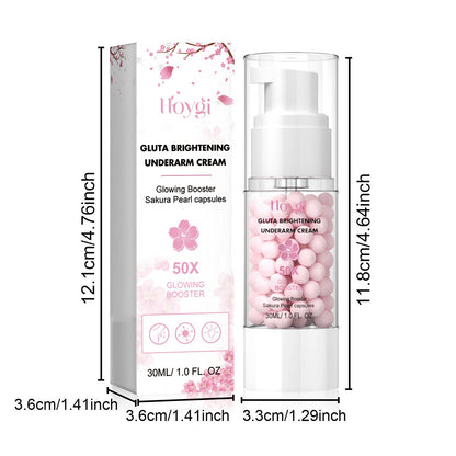 Brightening Underarm Cream Lightens Dark Joints, Elbows And Armpits