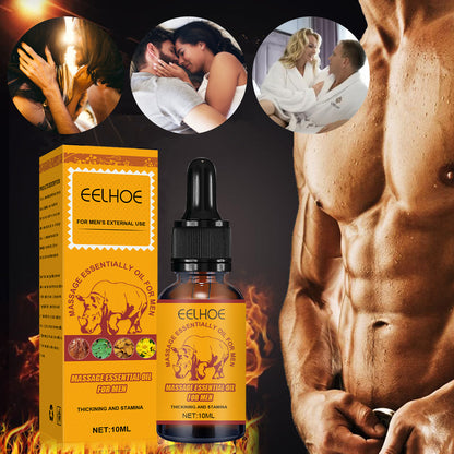 Men's Massage Essential Oil, Men's Strength Body Exercise Care Massage Care Essential Oil