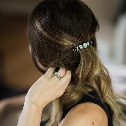 Hair Clip Barrette Moon Phase