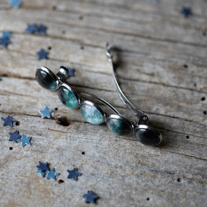 Hair Clip Barrette Moon Phase