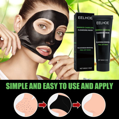 Bamboo Charcoal Blackhead Peel-Off Mask For Deep Pore Cleansing