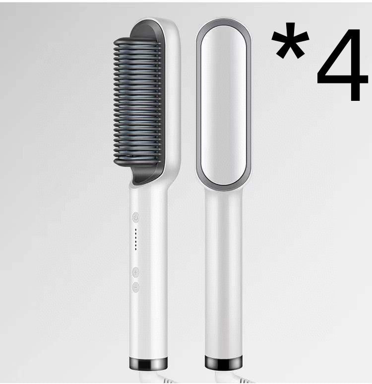 2 In 1 Hair Straightener Hot Comb Curling Tong Dual-purpose Electric Hair Brush