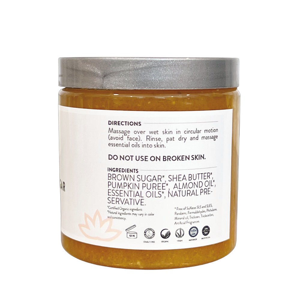 Shea Sugar Body Scrub Organic Pumpkin