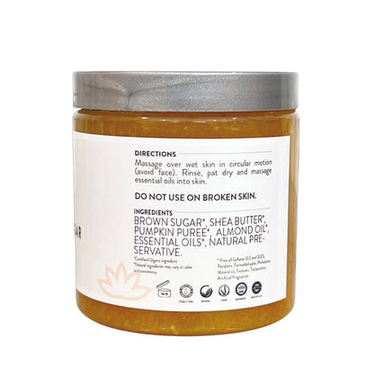 Shea Sugar Body Scrub Organic Pumpkin