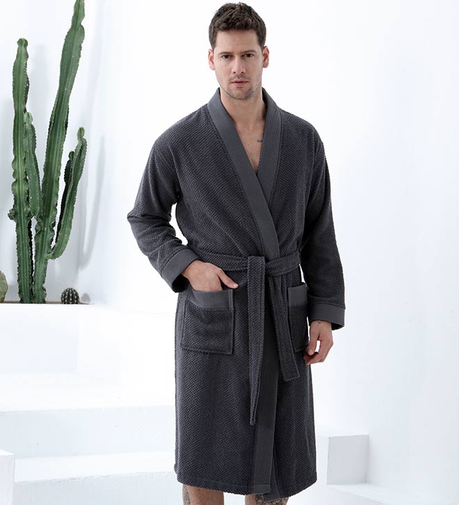 Men's Turkish Robe | Terry Cloth Bathrobe