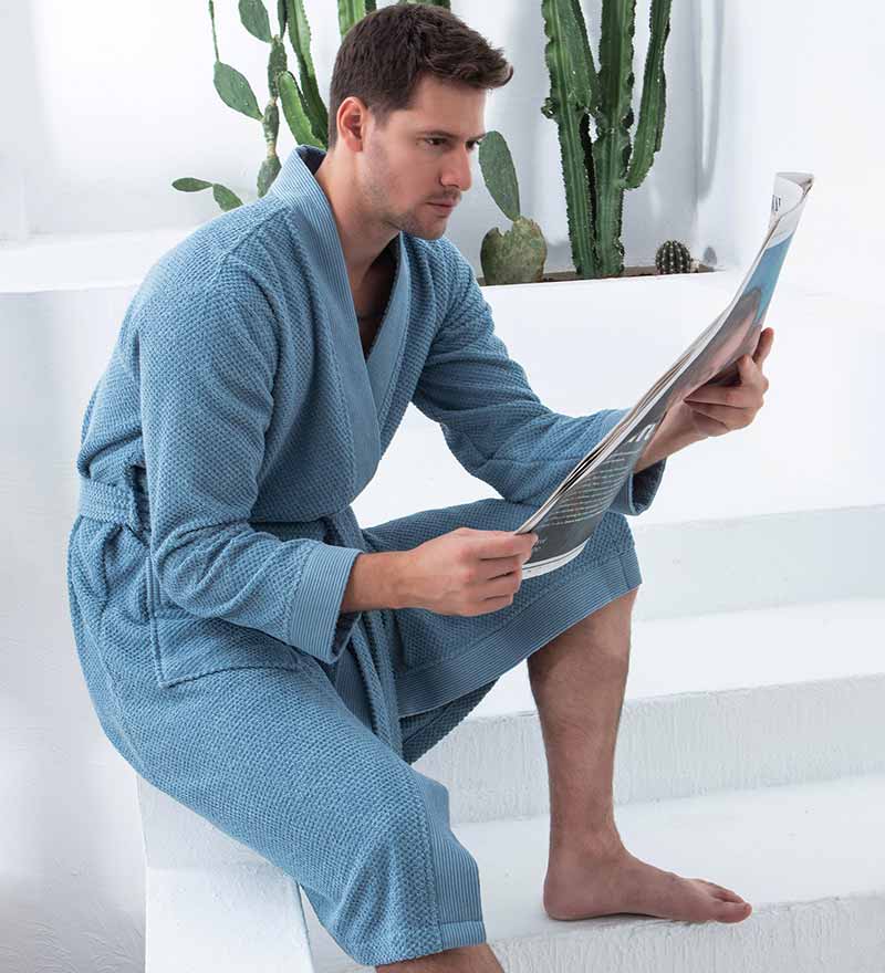 Men's Turkish Robe | Terry Cloth Bathrobe